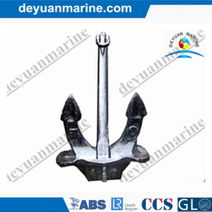 Marine Stockless Welding Anchor Hall Type Anchor AC-14 H. H. P. Anchor Type Bruce Anchor Pool Tw Anchor of 360 Kg
