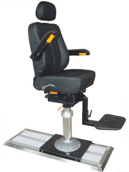 Drive By Wire Type Rail-Mounted Ship Pilot Seat