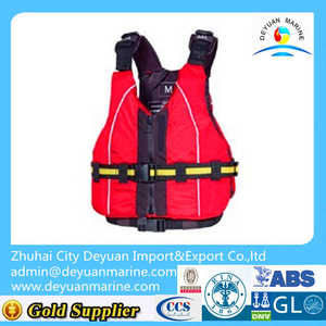 Polyester water sport life jacket