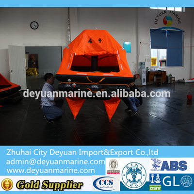 4 ManThrow-overboard Self-righting Yacht Inflatable Liferaft