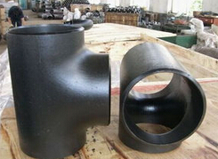 Black Carbon Steel Tee