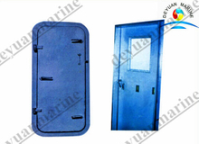 Marine Aluminum Hollow Cabin Door with Round window