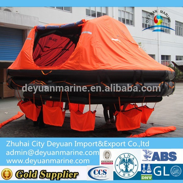 Davit for launching Life Rafts and Rescue Boats