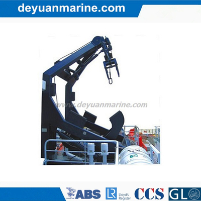 Gravity Luffing Arm Type Davit Free Fall Lifeboat Launching Appliance Single Arm Slewing Boat Davit with Crane with Competitive Price