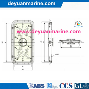 Marine Steel Watertight Pressure Door
