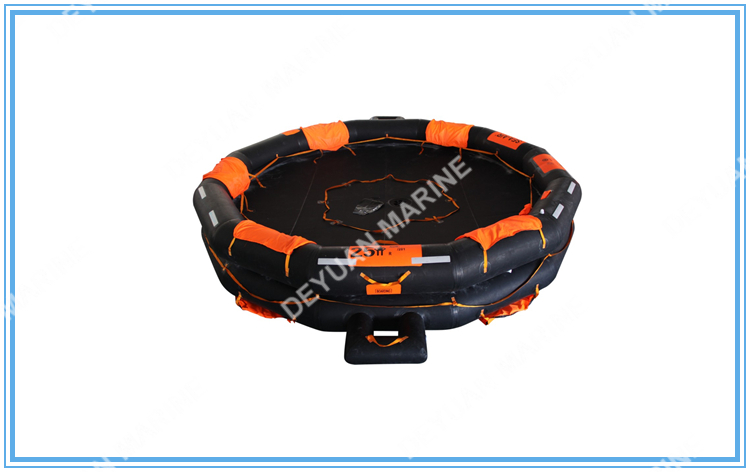 50 Man Open Type Reversible Inflatable Liferaft with Solas Standard